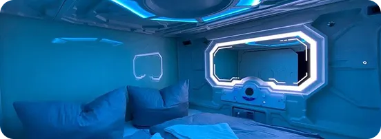 Space Night Capsule Hotel